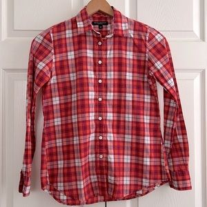 Banana Republic Women’s Tops soft wash plaid button down long sleeves size XS